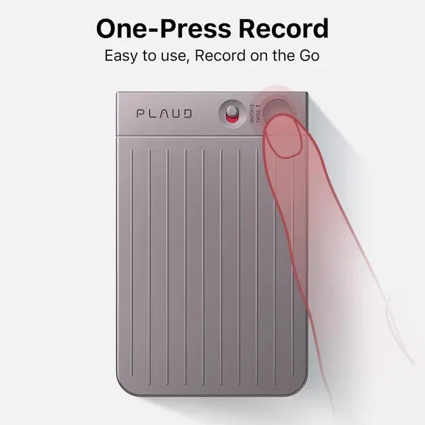 Диктофон Plaud Note ChatGPT AI Voice Recorder Starlight