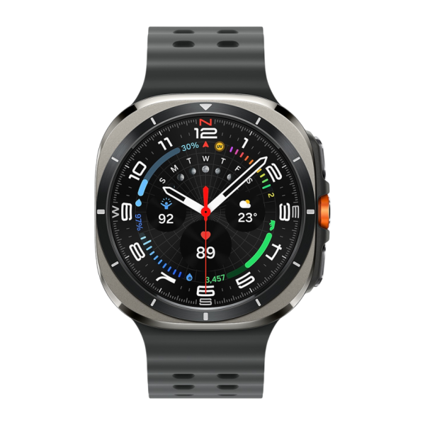 Умные часы Samsung Galaxy Watch Ultra 47мм, ремешок Marine (Titanium Silver, 2024)